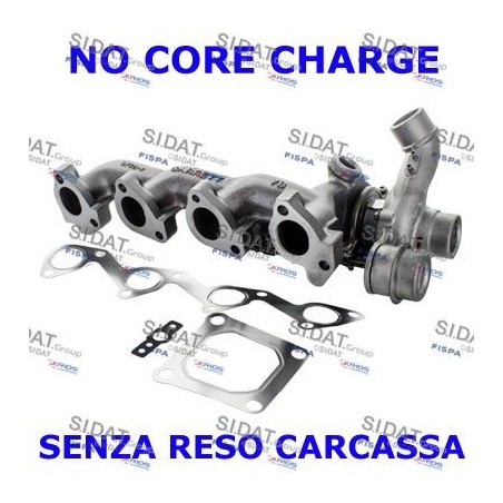 Turbo SIDAT 49.186R pour FORD FIESTA IV (JA_, JB_) 1.8 D 60 CV