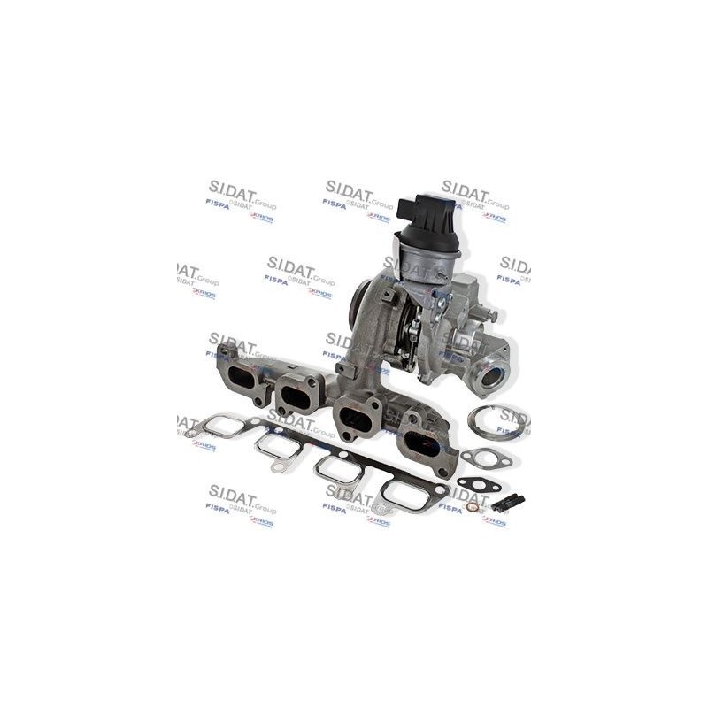 Turbo SIDAT 49.216 pour VW CADDY III Monospace (2KB, 2KJ, 2CB, 2CJ) 2.0 TDI 16V 4motion 140 CV