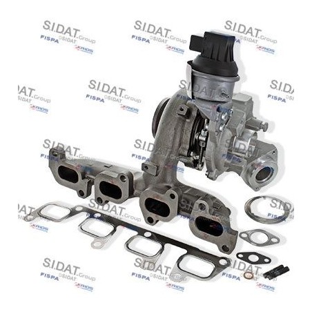Turbo SIDAT 49.216 pour VW CADDY III Monospace (2KB, 2KJ, 2CB, 2CJ) 2.0 TDI 16V 4motion 140 CV