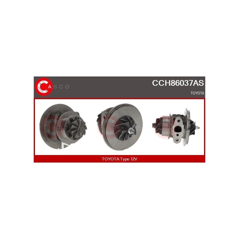 Turbo CASCO CCH86037AS pour TOYOTA HILUX VI Pick-up (_N1_) 2.4 TD 4WD (LN165_, LN170_, LN190_, LN165, LN165H,... 90 CV